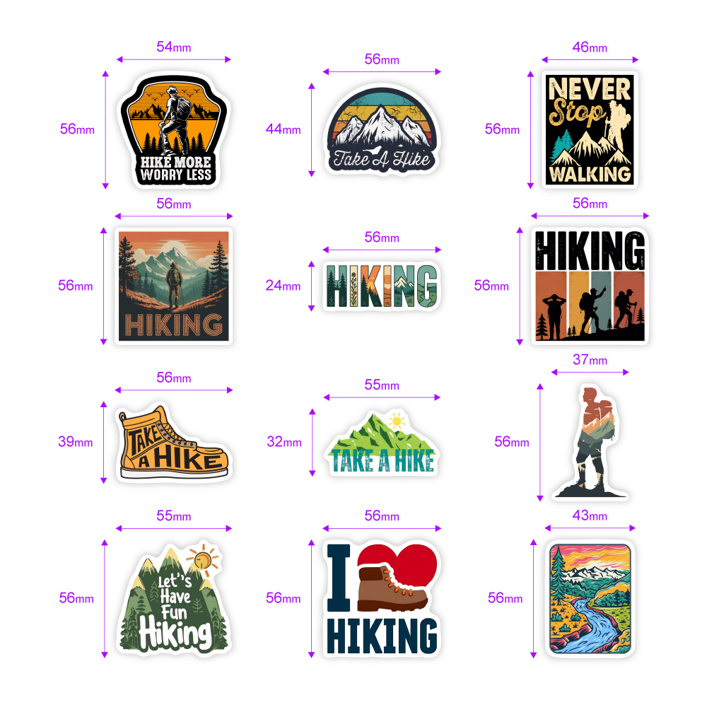 Крутые наклейки для активного  – обзор и цена Outdoor Adventure Gifts