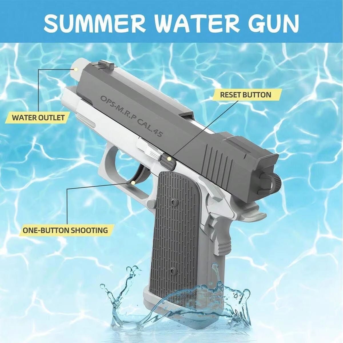 Водные пистолеты M1911 для лет – обзор и цена Outdoor Adventure Game
